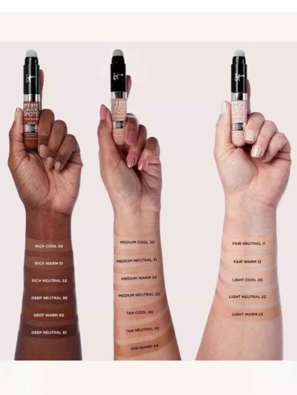 IT Cosmetics Bye Bye Dark Spots Concealer + Serum Cool 40 Tan Full Size New
